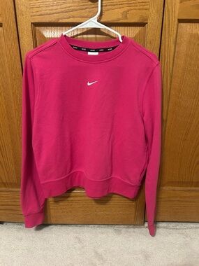 Nike Hot Pink Crewneck with White Swoosh